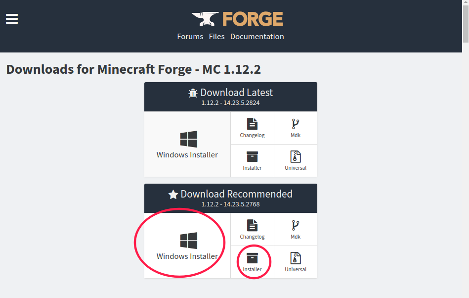 forge-install-page
